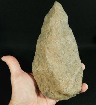 A Big One Million Year Old Early Stone Age Acheulean Handaxe Mauritania 1215gr