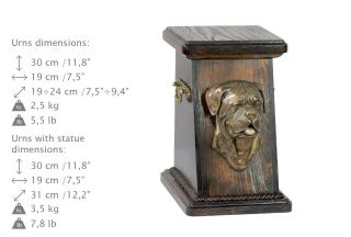 Dogue De Bordeaux,  Dog Urn Made Of Cold Cast Bronze,  Artdog,  Usa - Kind3