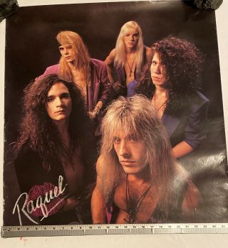Vintage Heavy Metal Poster Raquel 1980 