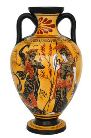 Goddess Athena And Poseidon - Artemis Diana Goddess Of Wild Animals Amphora Vase
