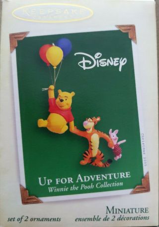 2005 Up For An Adventure - Winnie The Pooh Hallmark Keepsake Ornament