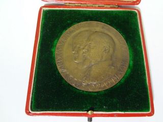 Coronation Medallion King Edward Vii And Queen Alexandra 1902