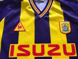 Vintage Coventry City 1998/99 Le Coq Sportif Football Shirt Away kit 2
