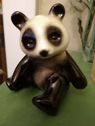 Vintage Goebel Ceramic Panda Bear Figurine 2.  5 " Tall