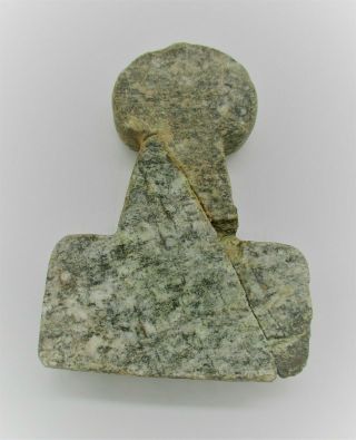 Bronze Age Greece Ancient Cycladic Stone Carved Diety Idol 3000bce