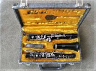 Vintage Linton Student Plastic Oboe Vp17797 - Complete And May Be Playable