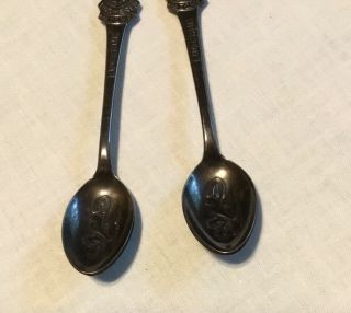 2 Rolex Lucerne Bucherer Of Switzerland Collectible Spoons Swiss 4.  25” 2
