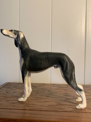 Saluki Dog Grizzle Figure Art Collectible Cond