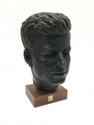 Vintage 1964 Austin Productions Inc JOHN F KENNEDY HEAD BUST Sculpture Statue12 
