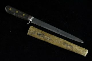 Old Rare Antique Islamic Ottoman / Balkan Yatagan Knife Dagger Japan ?