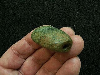 Rare Authentic Polished Hardstone Bead From Wyandot Co. ,  Ohio