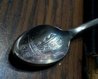 VINTAGE Rolex Lugano Bucherer of Switzerland collectible Spoon Souvenir 2