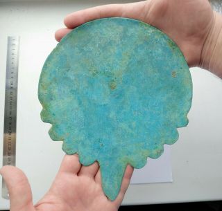 Scythian Bronze Mirror,  800 - 600 Cent.  B.  C. ,  Huge,  Ex.  Rare Size,  Great Cond