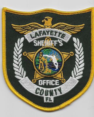 Lafayete County Sheriff State Of Florida Fl Shoulder Patch
