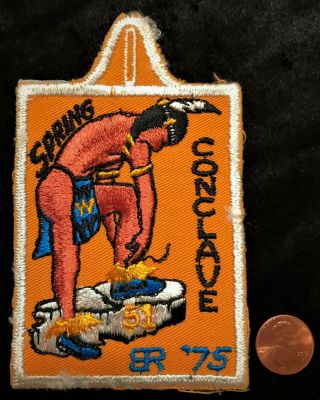 Oa Shawnee Lodge 51 Bsa Greater St Louis Spring Conclave 1975 Br Pocket Patch