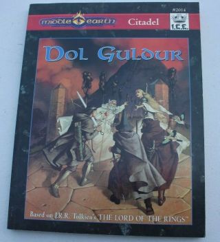Vtg Middle Earth Dol Guldur Citadel Lord Of The Rings Role Playing Book 2014