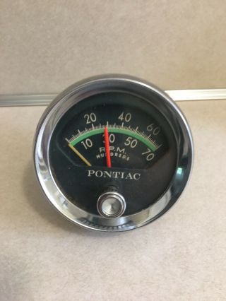 Vintage 1963 - 64,  Pontiac Tachometer Gauge