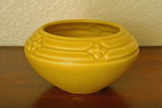 Vintage Rookwood Pottery Arts Crafts Cabinet Bowl " Xxii " 1922 2127 Butterscotch