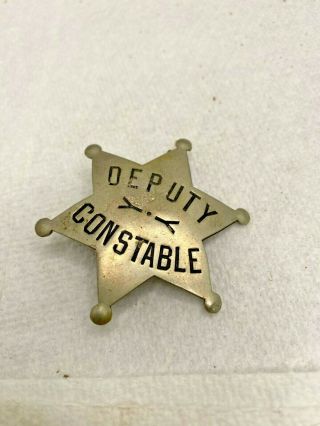 Obsolete Deputy Constable Sheriff Badge 2 " Allen Stamp & Seal Ks City