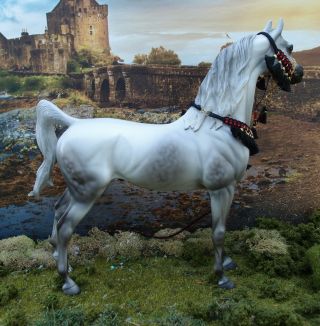Peter Stone Stone Model Horse Dapple Grey Arabian
