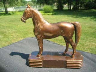 Vintage Gladys Brown Edwards Metal Western Horse Figurine Trophy