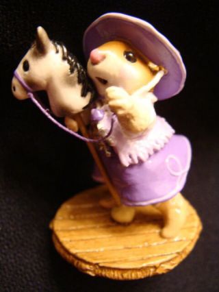 Wee Forest Folk Special Color Purple Clippity Clop