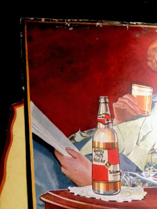 Vintage Alelike Pale Beer Advertising Sign - Bruckmann Co.  - Cincinnati - Ohio 2