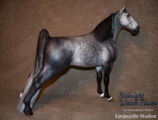 Breyer Cm Repaint Dapple Grey Tennessee Walking Horse Stallion