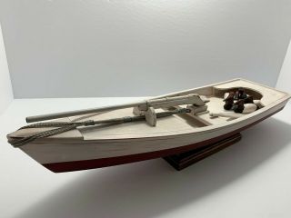 Vintage Chesapeake Bay " Sneak Boat " Hunting Model,  Canvasback Duck Decoys