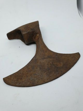 Ancient Viking Iron Axe Head