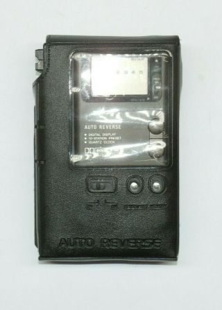 Vintage Aiwa Stereo Radio Cassette Recorder Hs - J880 W/ Case