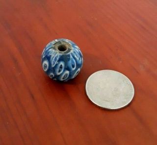 Authentic Ancient Majapahit Or Earlier Large Eye Bead 2cm