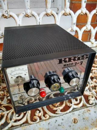 Vintage Kris 3,  3 Linear Amplifier Ham Tube Radio No Res 2