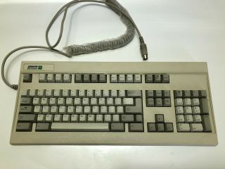 Zenith Data System Keyboard For Personal Computer Vintage Yellow Alps Usa
