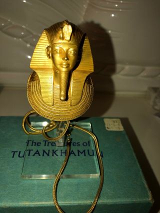 Vtg 1976 Metropolitan Museum Of Art King Tut Tutankhamen Pendant Collectable