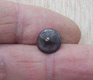 Dug Tiny Medieval Silver Button with a Bird Metal Detecting Find 3