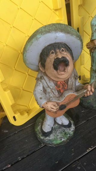 Vintage 1968 Universal Statuary Corp Mexican Mariachi Figure Singer