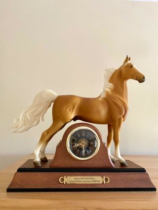 Breyer 50th Anniversary American Saddlebred Asb Mantel Clock,