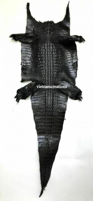 Crocodile Skin Leather Hide Pelt 140cm X 50cm