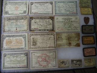 Vintage California Hunting And Fishing Licenses