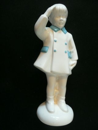 Vtg Atlantic Mold Young John F Kennedy Jr Salute At Jfk Funeral Ceramic Figurine