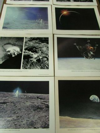 Set Of 34 Official Nasa Space Apollo Astronaut Moon Rocket 11x14 Photo Prints