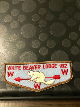 Oa White Beaver Lodge 182 F1a Flap Pn