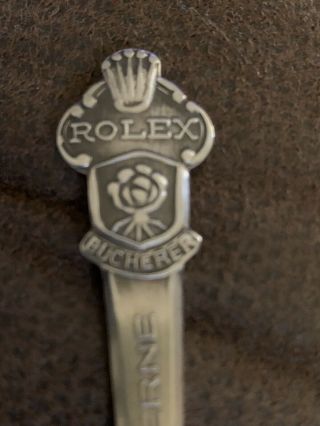 Rolex Lucerne Bucherer of Switzerland Collectible Souvenir Spoon 2