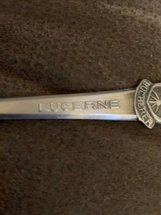 Rolex Lucerne Bucherer of Switzerland Collectible Souvenir Spoon 3