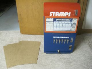 Vintage Postage Stamp Vending Machine - 1960s 70 