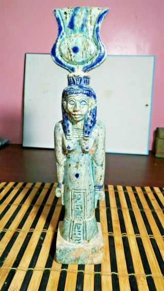Egyptian Isis Statue Goddess Figurine Ancient Egypt Sculpture 3