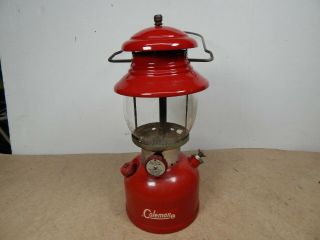 Vintage 1962 Coleman Model 200a Gas Camping Lantern 10 - 62 One