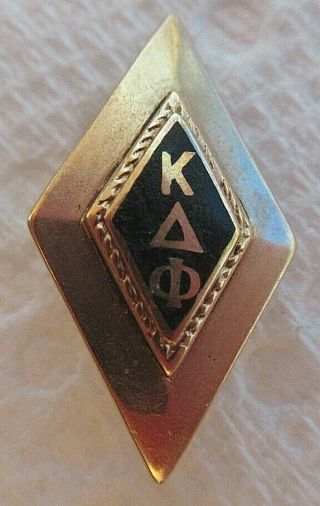 Usa Fraternity Pin Kappa Delta Phi.  Made In Gold 14k.  Marked.  1178