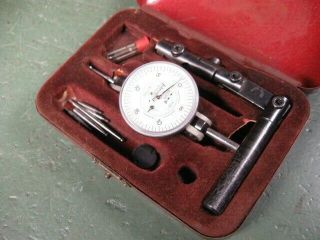Old Vintage Machining Tools Machinist Fine Interapid Dial Test Indicator